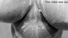 Friend’s girlfriend is wet and scantily clad in the bath