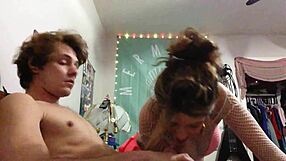 dude, her perfect blowjob got me before bending her over for more