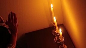 On Halloween night, the witch sucks her twin's dick