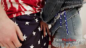 Threesome With Skinny Stepsisters Amber Summer And Sarah Lace?