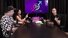 Slut Gives Intense Blowjob After Hearing About Condom In Sheer Red Lingerie