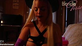 Horny Witcher Sucks Blondie Fesser's Big Tits In Cosplay