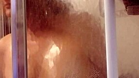 Shy Milf Showers And Shaves Her Big Ass And Tits