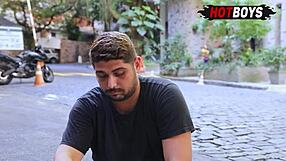 Brazilian amateur gets big black cock in wild anal group session