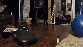 Sissy feels intense pleasure from assfucking with lovense nora