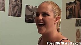 Bend over and feel the savage pegging domination