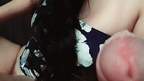 secretary sucks my cock while i cum inside her