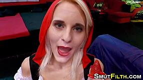 Oh, that bukkaked slut swallows!