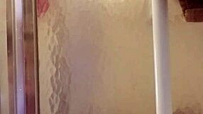 Shy Milf Showers And Shaves Her Big Ass And Tits