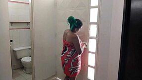 Pretending to borrow flour, I fuck my friend's wife and cum on her face