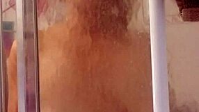 Shy Milf Showers And Shaves Her Big Ass And Tits