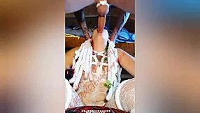 i see a beautiful babe in submissive bdsm scene