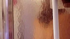 Shy Milf Showers And Shaves Her Big Ass And Tits