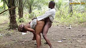 Ebony BBW Patricia demands another round of outdoor fucking.