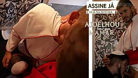 Peralta Kneels And Sucks Cock In Backroom!