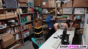 Sexy Teen Approaches Wrong Shop For Punished Blowjob