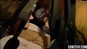 swingers enjoying a group party with machines and fun