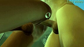 in this 3d anime, characters experience their first fucking encounter.