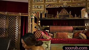 Ebony masseuse daya knight gets pussy fucked hard