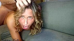 real couple goes wild with rough sex in every position