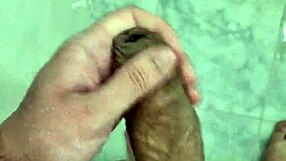 Why is the cute young Brazilian gay neighbor cumming in the shower?