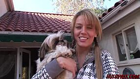 Natural Tits Teen 18+ Holly Takes on Whitezilla in Her Pussy