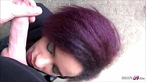Redhead Latina Teen Fucked Outdoors Right After Meeting on Scout69?