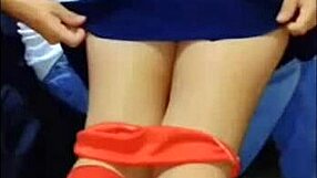 I lift skirt and put dick in student slut