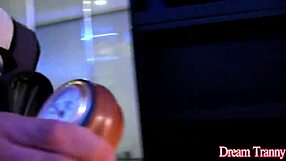 Reluctant tranny bruna castro is persuaded to fuck by a pervert with anal blowjob