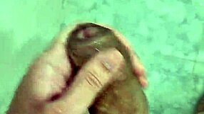 Why is the cute young Brazilian gay neighbor cumming in the shower?