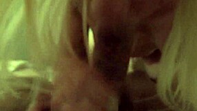 Sexy blonde barbie blaze receives cum facial on webcam