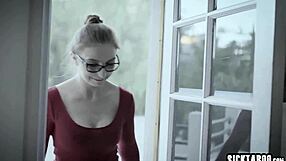 Bad petite 18+ blonde milf fucked hard by random guy