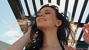 Petite Canadian Milf Babe Strips Bikini Exposing Body!