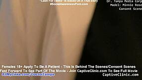 Ενήλικη Minnie Rose συλλαμβάνεται σε ταπεινωτική στριπτίζ στο νοσοκομείο