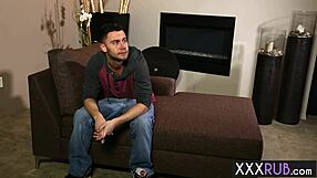 client experienced weird dick massage by a perverted latina milf lea lexis.