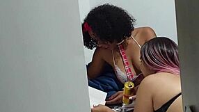 Two Neighbors Squirting On Halloween Night?