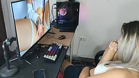 Caught my stepsister watching porn, now fucking her doggystyle hard?