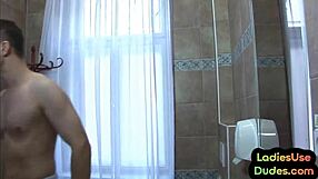 Femdom Cfnm Babes 3some Pegging And Spanking Poor Sissy