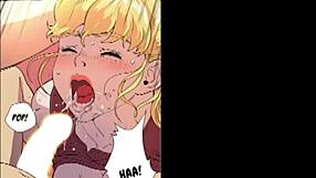 anime girlfriend in taxi blowjob