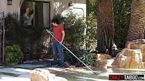 Shameless Big Tits Milf Stepmom Rachael Cavalli Drills Stepson's Huge Cock Hard