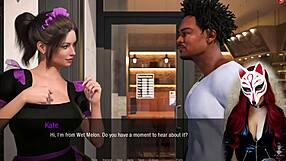 Kate 11 in Maid Cosplay Stockings Seduces Wildly Wow