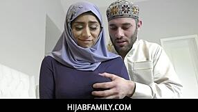 Violet Myers enjoys anal in hijab