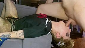 Petite goth teen 18+ loves getting throat fucked hard!