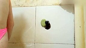 carol cross wearing thong panties in bikini