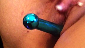 Hey, she's licking that pussy with toys