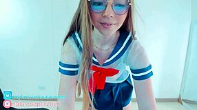 cheerleaders are the sexiest in webcam cosplay fingering and masturbation sessions