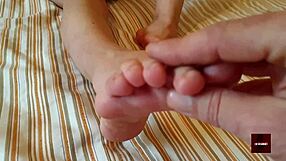 my dad's friend makes me give him a footjob
