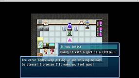 daruma escape with fingering and bondage toys in hentai style