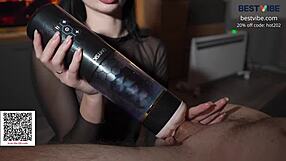 A bright evening orgasm using Bestvibe Stormcup