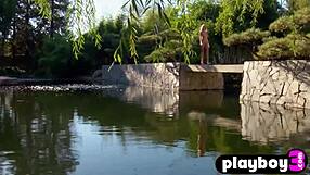 beautiful blonde milf kennedy summers poses in lingerie before stripping